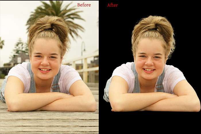 Background Removal Using Masking Path