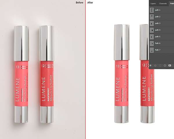product multiple clipping path