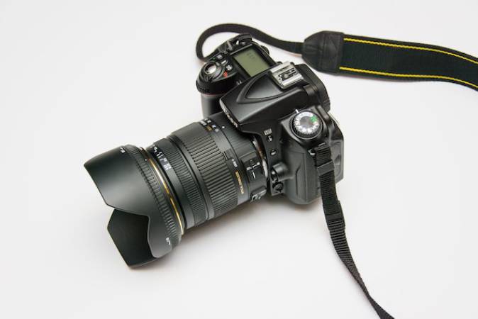 a black color Nikon camera