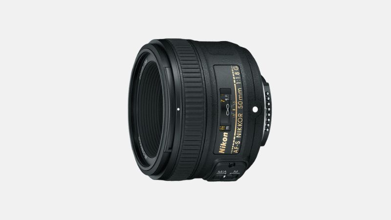 Nikon AFS nikkor 50mm F1.8G in black color