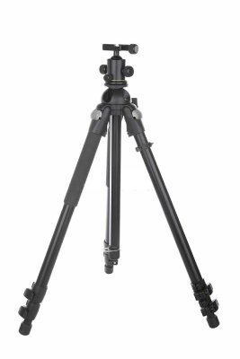 camera tripod in studio