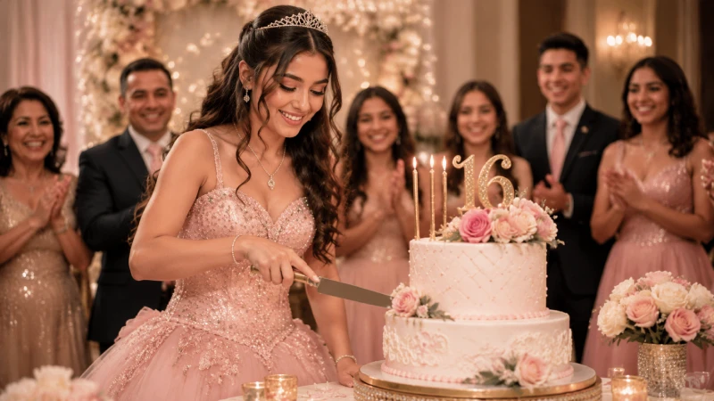 Cake Cutting Smile Pose