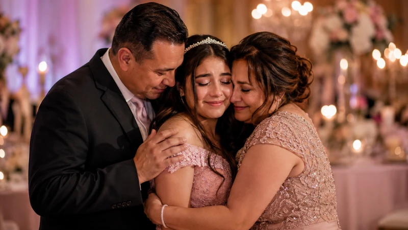 Emotional Hug with Parents