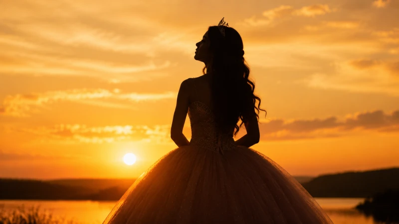Golden Hour Silhouette Pose