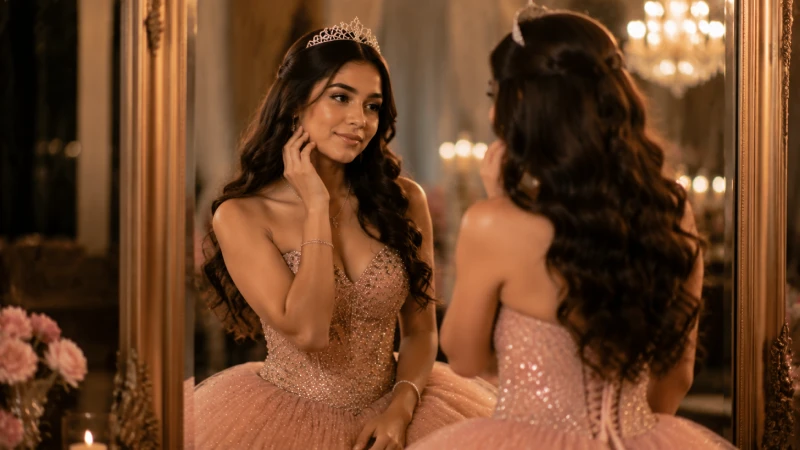 Mirror Reflection Artistic Pose