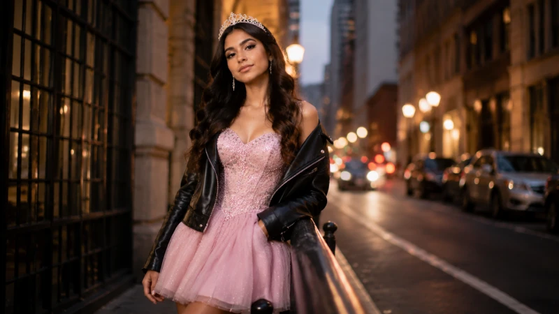 Urban Street Fashion Pose