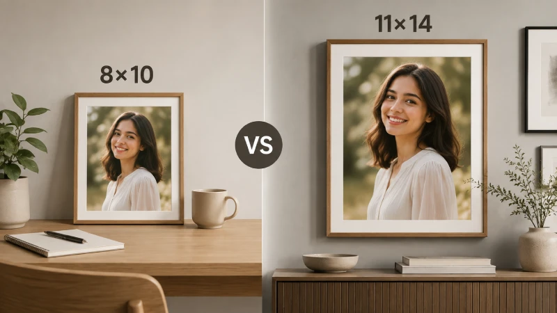 11x14 vs 8x10 photo