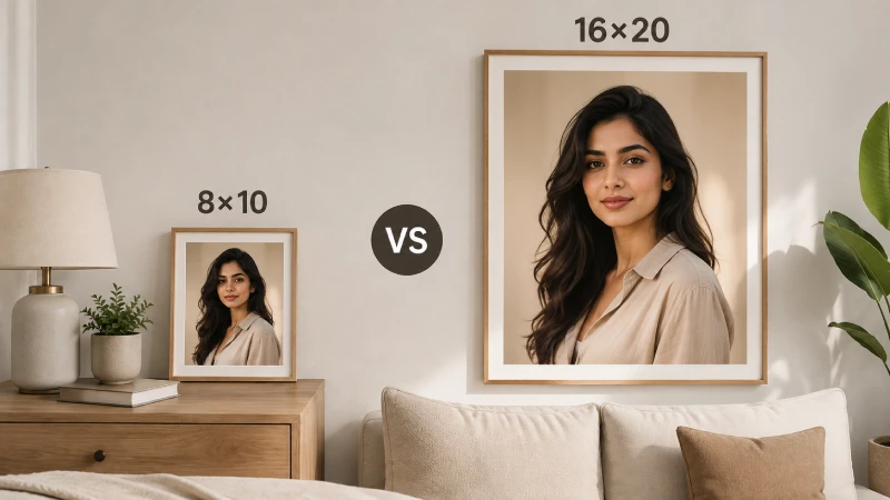 16x20 vs 8x10 photo