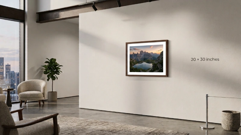 20 x 30 Drawing Room Wall Photo