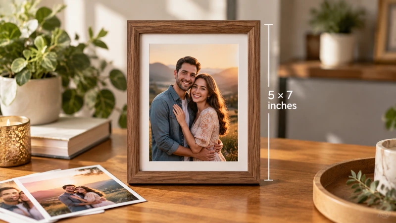 5×7 Couple Photo Frame