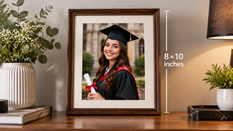 8x10 Framed Graduation Portrait