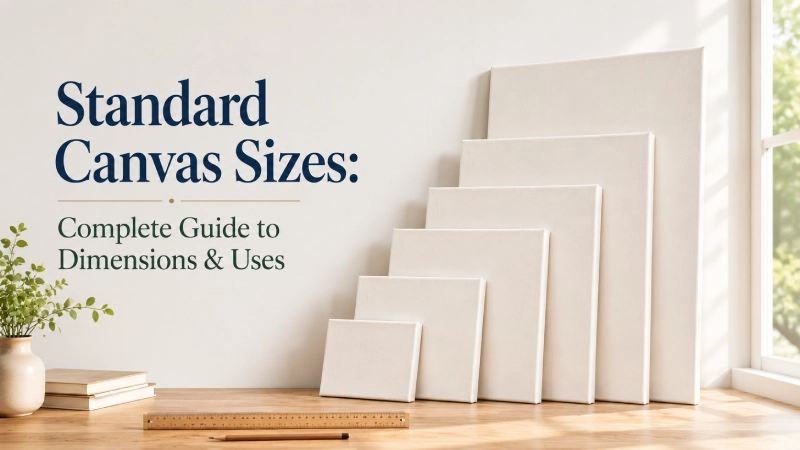 Standard canvas sizes
